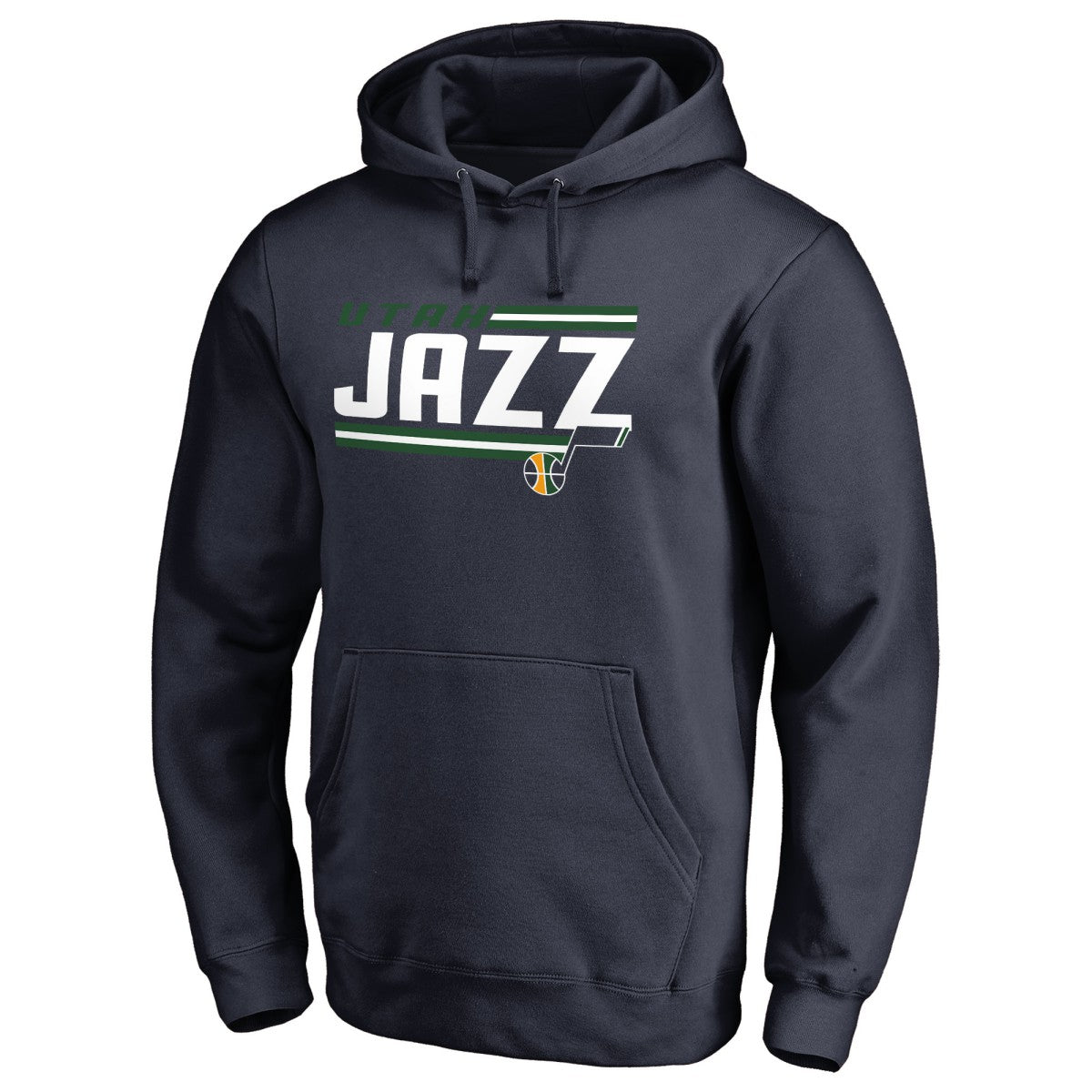 Utah Jazz Onside Stripe Pullover Hoodie - Navy discount