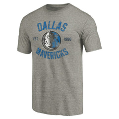 Dallas Mavericks Team Heritage Tri-Blend T-Shirt sale - Gray cheap