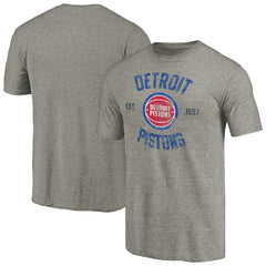 Detroit Pistons Team Heritage Tri-Blend T-Shirt sale - Gray outlet