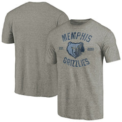 Memphis Grizzlies Team Heritage Tri-Blend T-Shirt - Gray on sale
