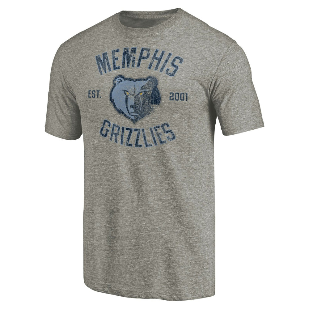 Memphis Grizzlies Team Heritage Tri-Blend T-Shirt - Gray on sale