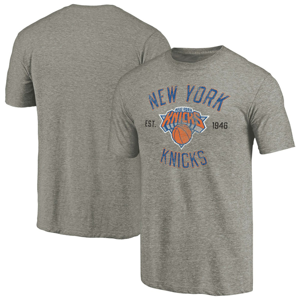New York Knicks Team Heritage Tri-Blend T-Shirt - Gray online