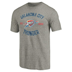 Oklahoma City Thunder Team Heritage Tri-Blend T-Shirt - Gray discount