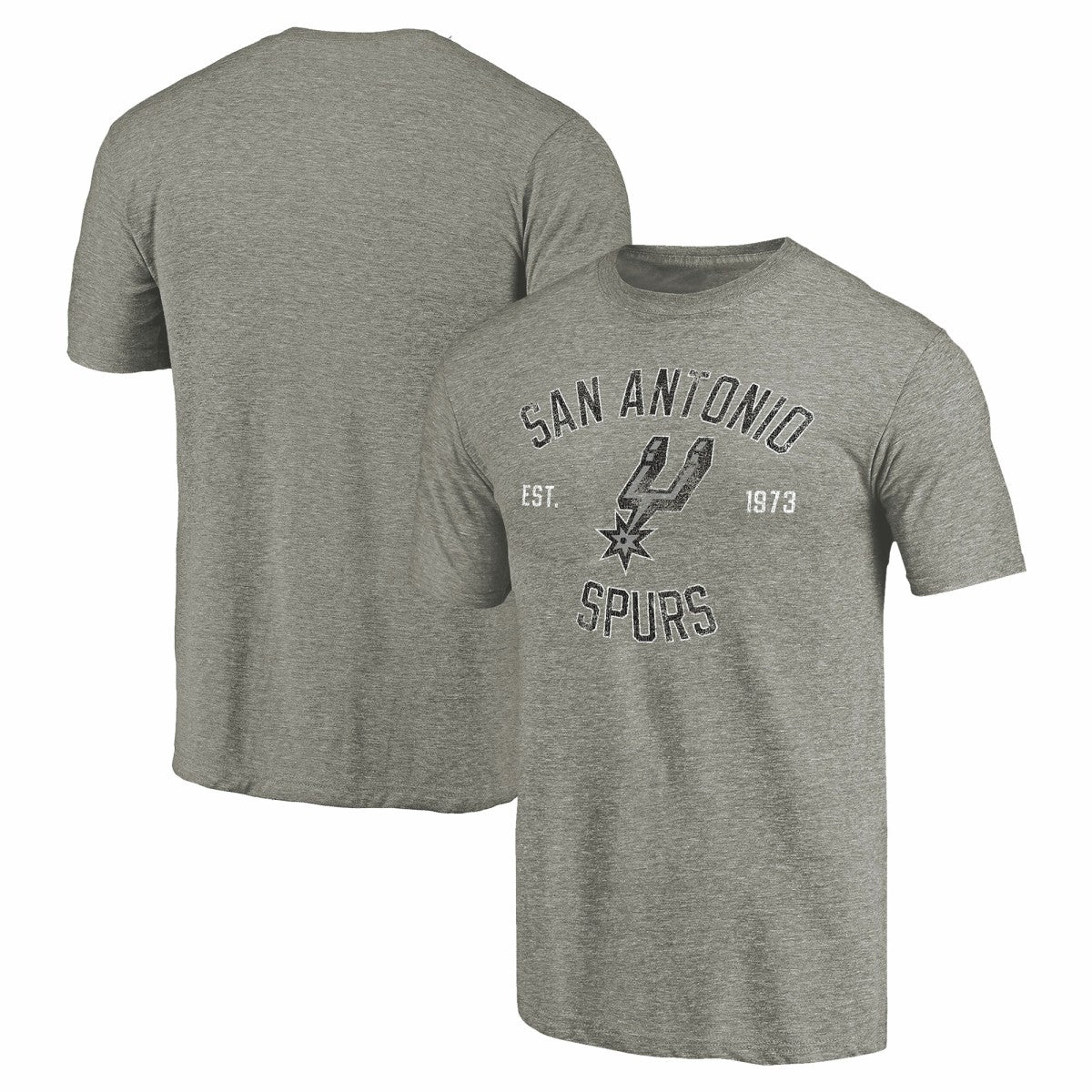 San Antonio Spurs Team Heritage Tri-Blend T-Shirt - Gray shop