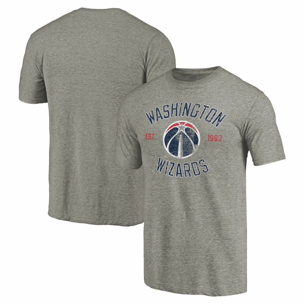 Washington Wizards Team Heritage Tri-Blend T-Shirt - Gray online