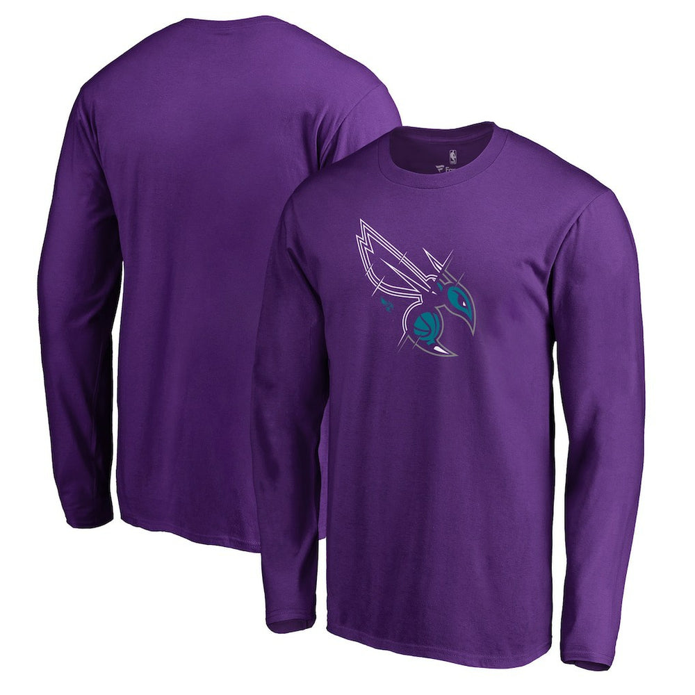 Charlotte Hornets X-Ray Long Sleeve T-Shirt - Purple online