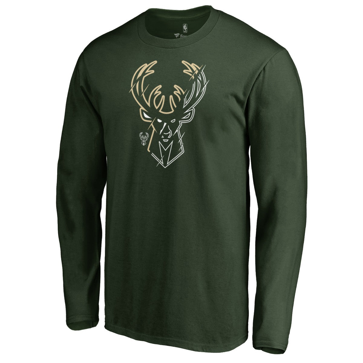Milwaukee Bucks X-Ray Long Sleeve T-Shirt - Green outlet
