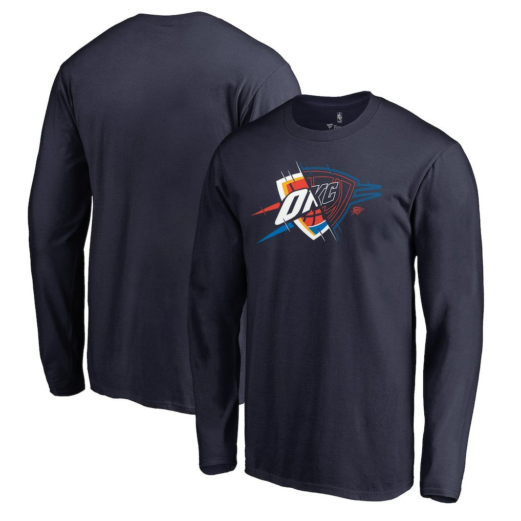Oklahoma City Thunder X-Ray Long Sleeve T-Shirt - Navy shop