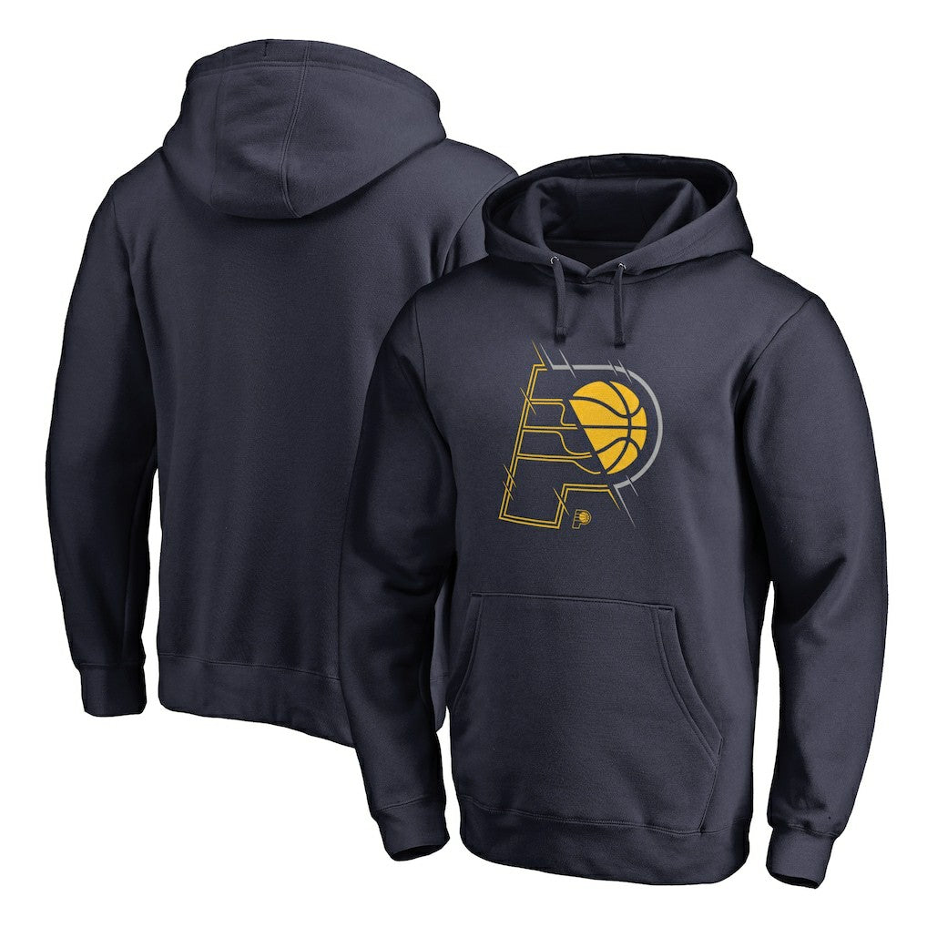 Indiana Pacers X-Ray Pullover Hoodie - Navy discount