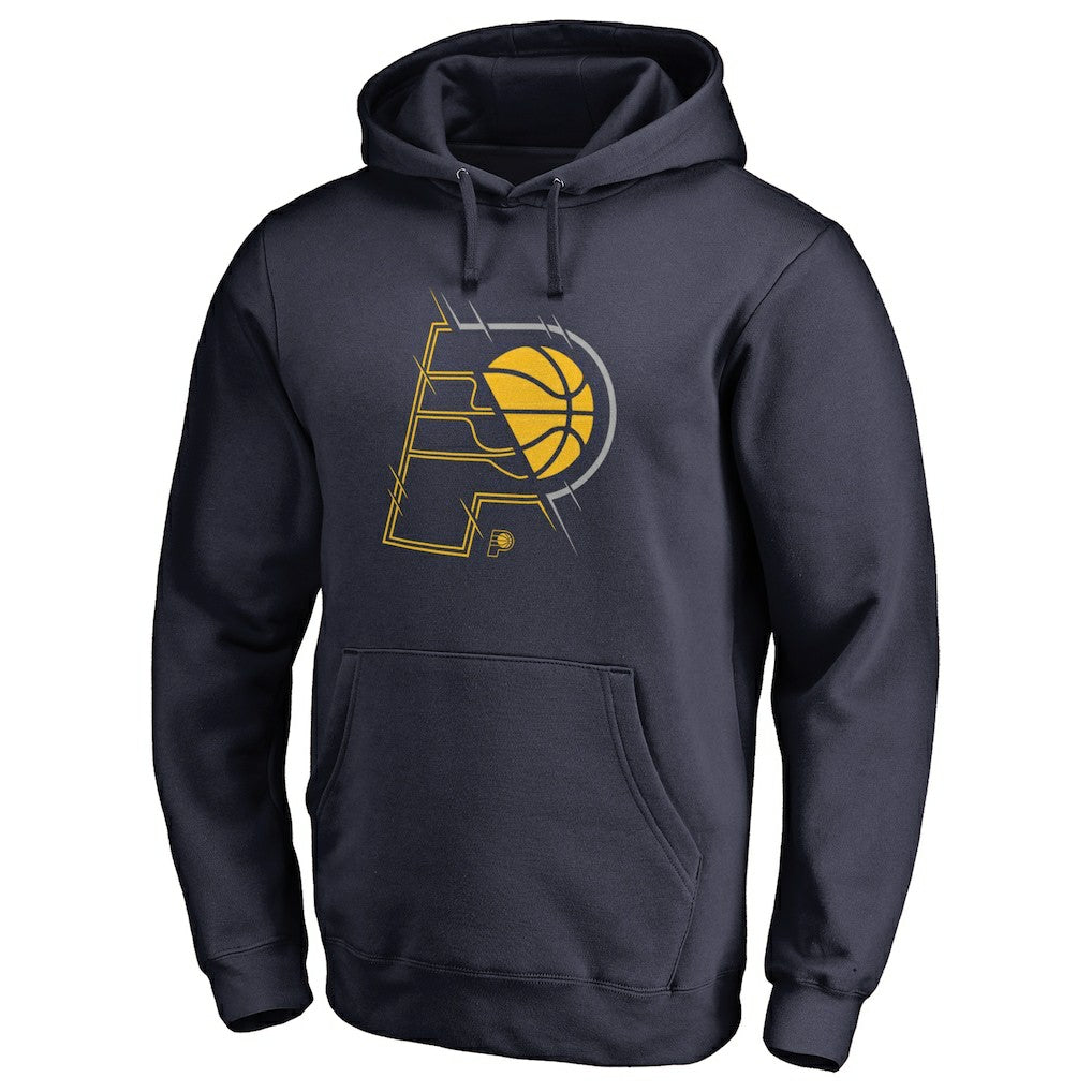 Indiana Pacers X-Ray Pullover Hoodie - Navy discount