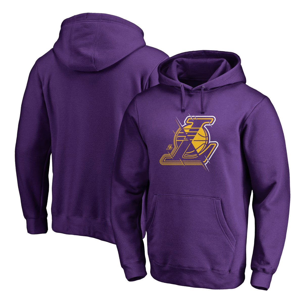 Los Angeles Lakers X-Ray Pullover Hoodie - Purple on sale