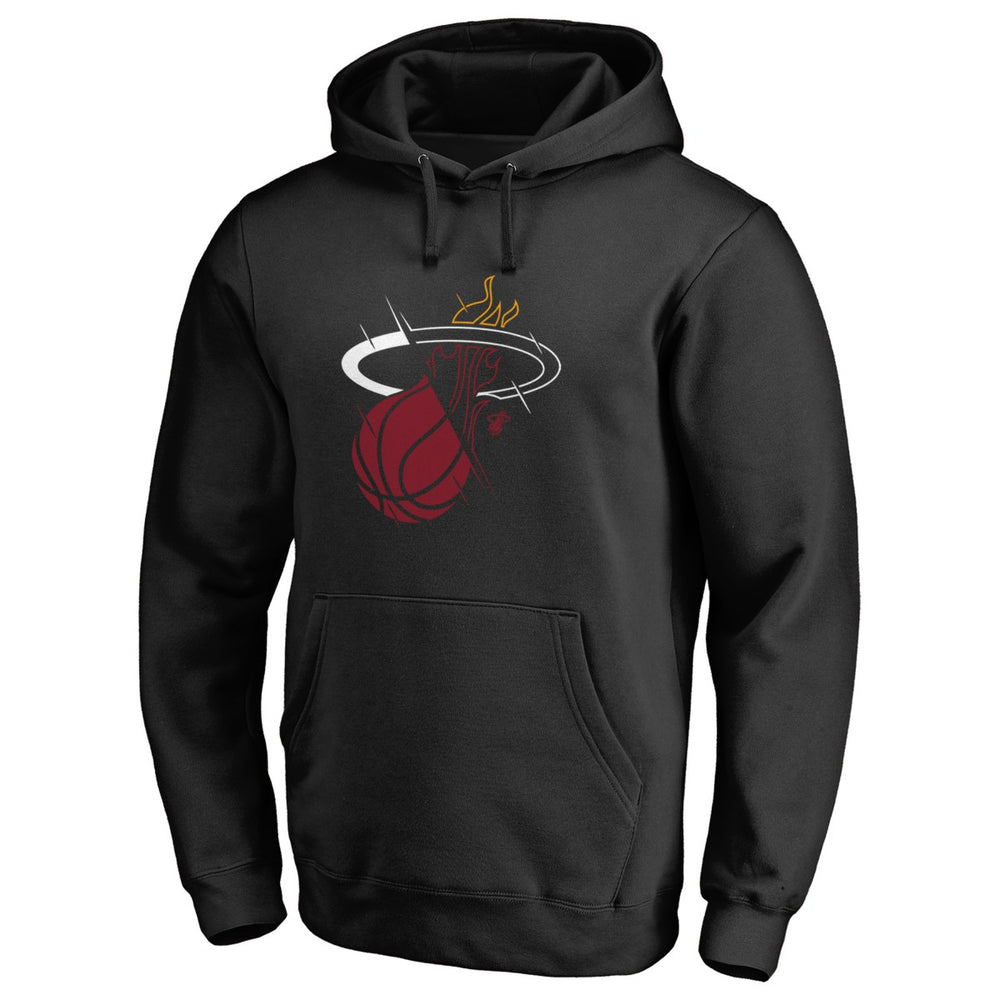 Miami Heat X-Ray Pullover Hoodie - Black shop