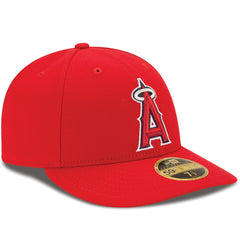 Los Angeles Angels Alt Authentic Collection On-Field Low Profile 59FIFTY Fitted Hat - Red | New Era