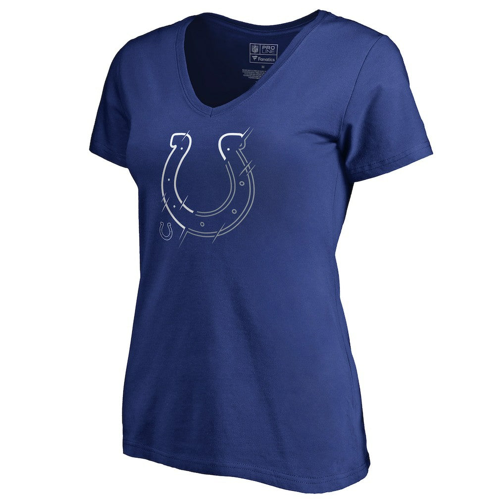 Indianapolis Colts Women's X-Ray Slim Fit V-Neck T-Shirt - Royal online