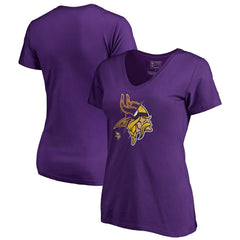 Minnesota Vikings Women's X-Ray Slim Fit V-Neck T-Shirt - Purple online