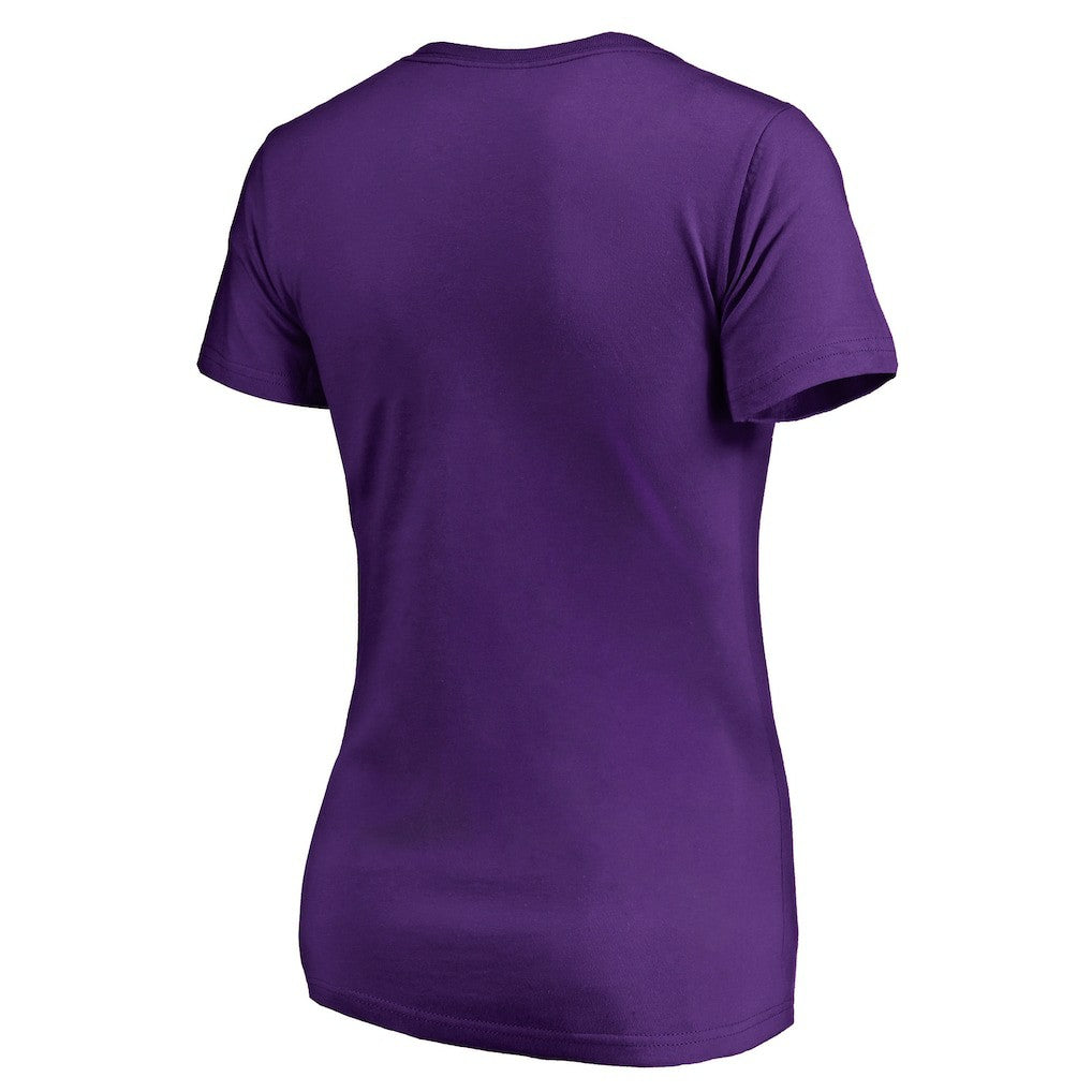 Minnesota Vikings Women's X-Ray Slim Fit V-Neck T-Shirt - Purple online