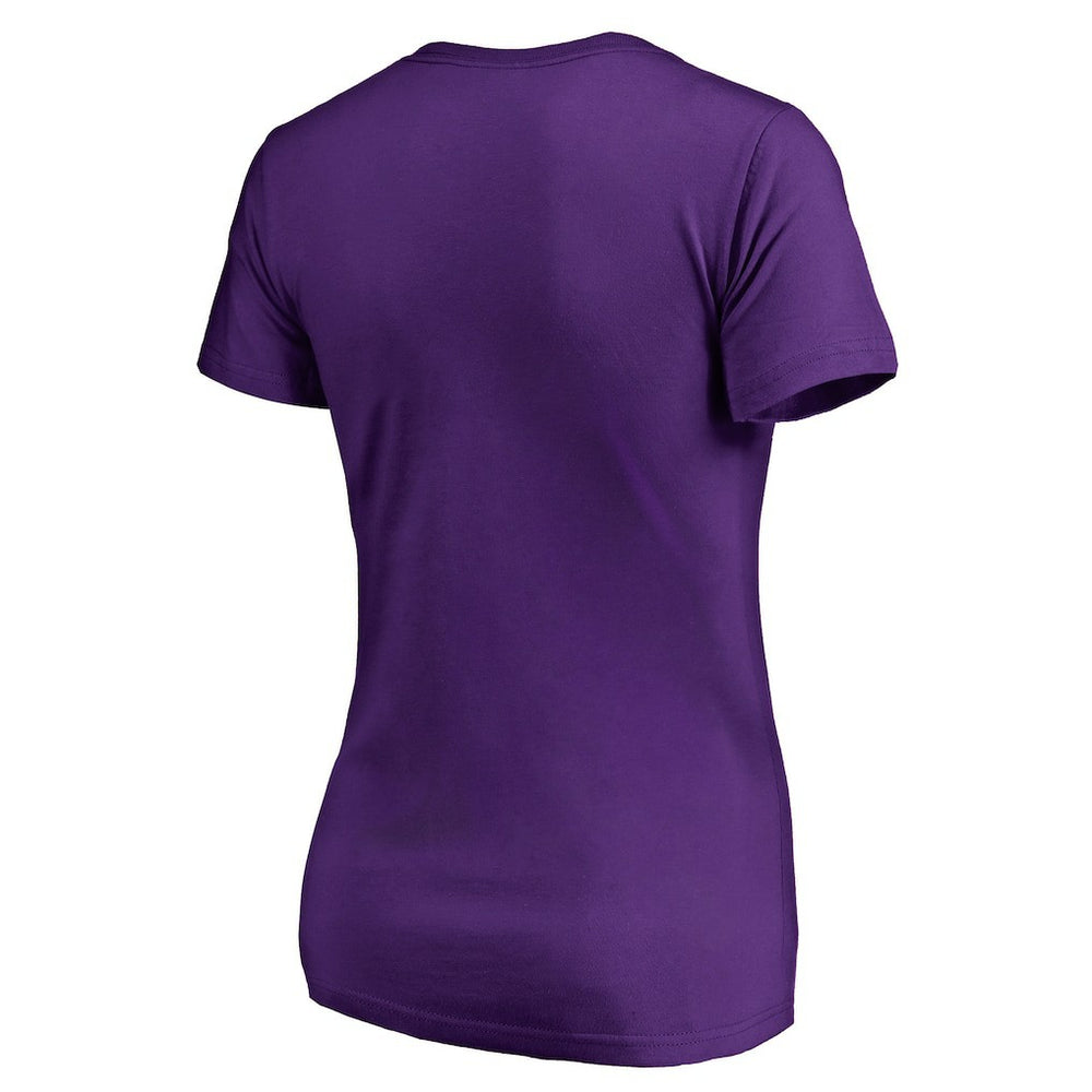 Minnesota Vikings Women's X-Ray Slim Fit V-Neck T-Shirt - Purple online