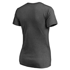 Tampa Bay Buccaneers Women's X-Ray Slim Fit V-Neck T-Shirt - Heathered Gray for sale