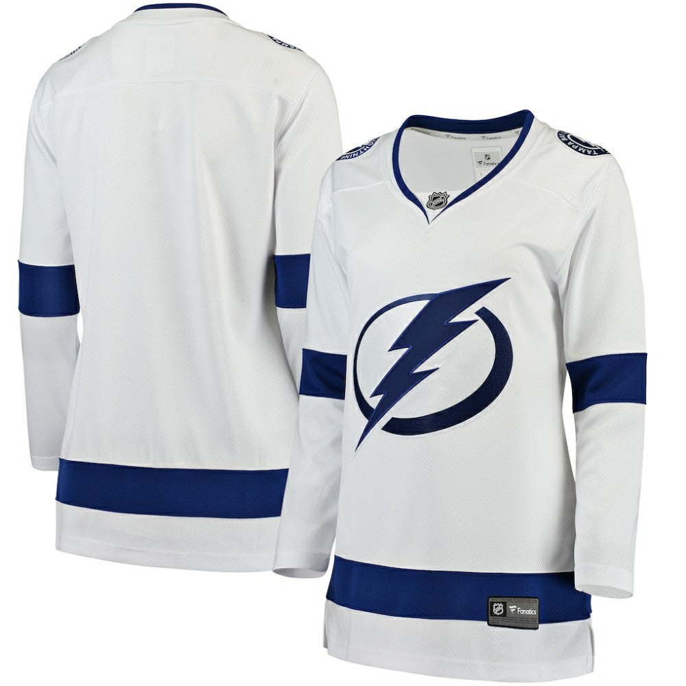 Tampa Bay Lightning Fanatics Women's Away Breakaway Jersey White
