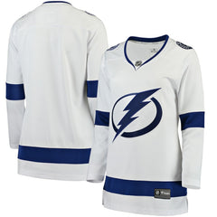Tampa Bay Lightning Fanatics Women's Away Breakaway Jersey White