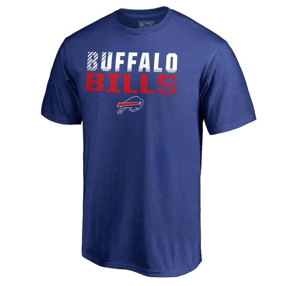 Buffalo Bills Iconic Collection Fade Out T-Shirt - Royal discount