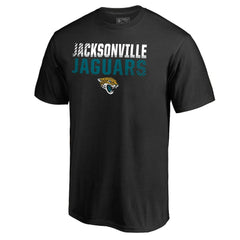 Jacksonville Jaguars Iconic Collection Fade Out T-Shirt - Black outlet