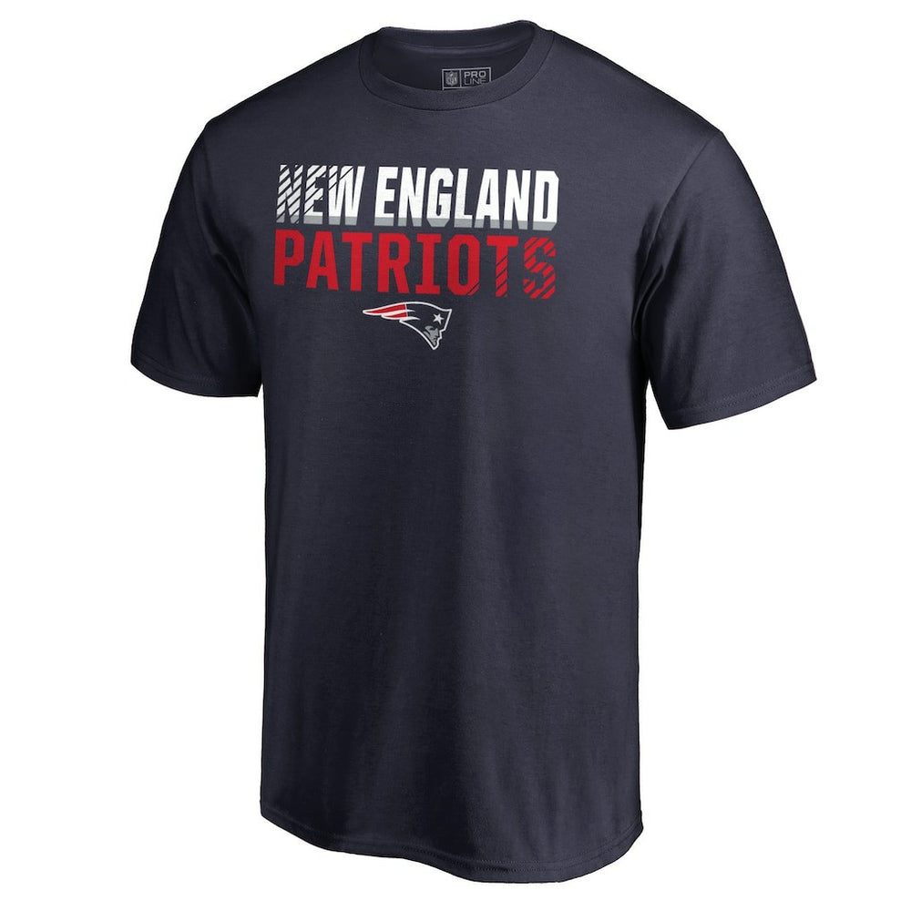 New England Patriots Iconic Collection Fade Out T-Shirt - Navy on sale