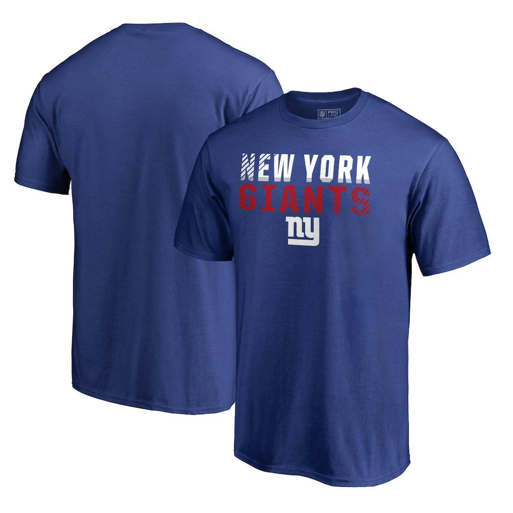 New York Giants Iconic Collection Fade Out T-Shirt - Royal outlet