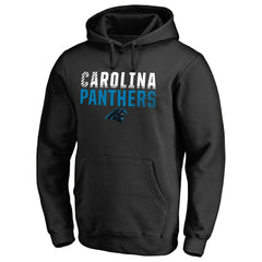 Carolina Panthers Iconic Collection Fade Out Pullover Hoodie - Black outlet