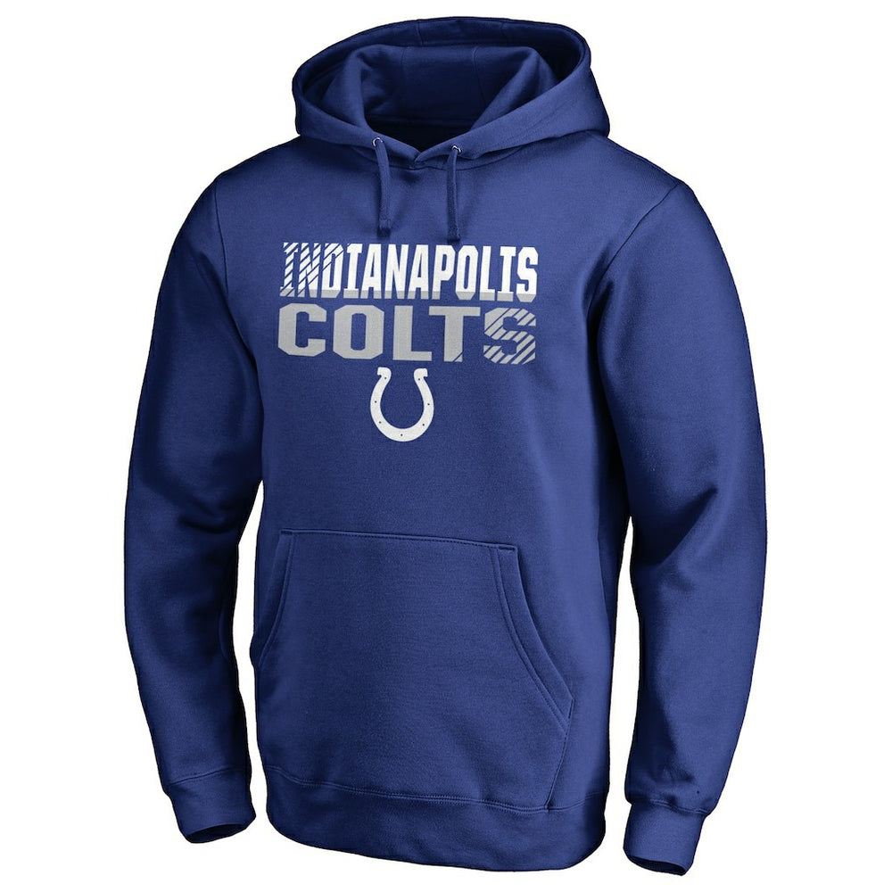 Indianapolis Colts Iconic Collection Fade Out Pullover Hoodie - Royal online