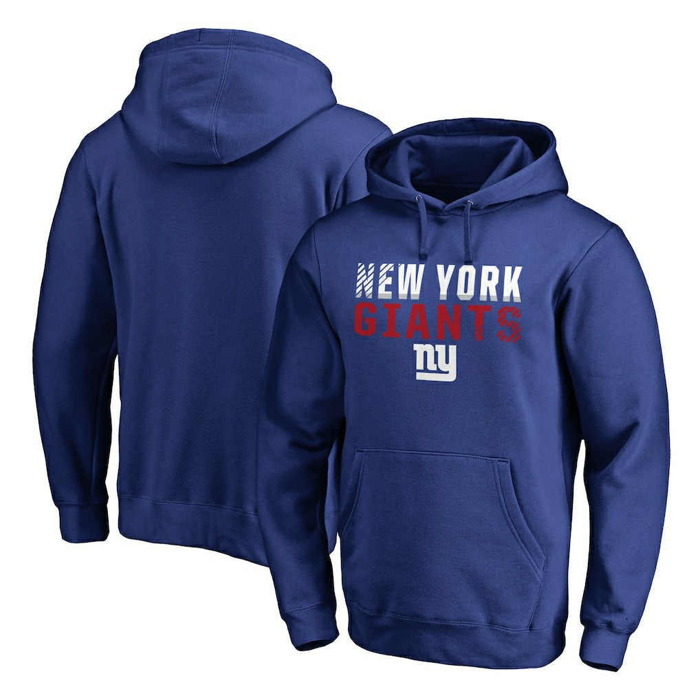 New York Giants Iconic Collection Fade Out Pullover Hoodie - Royal online