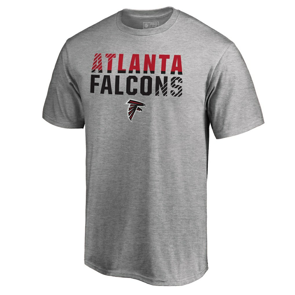 Atlanta Falcons Iconic Collection Fade Out T-Shirt - Ash outlet