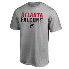 Atlanta Falcons Iconic Collection Fade Out T-Shirt - Ash outlet