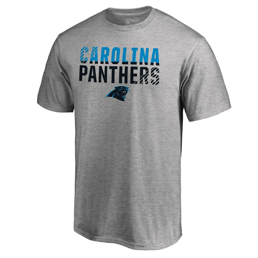 Carolina Panthers Iconic Collection Fade Out T-Shirt - Ash discount