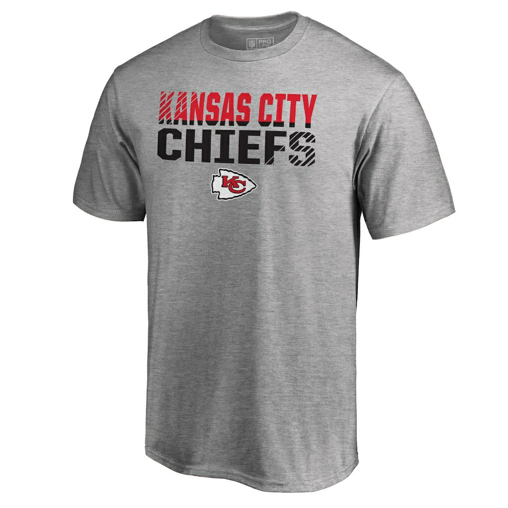 Kansas City Chiefs Iconic Collection Fade Out T-Shirt II - Heather Gray on sale