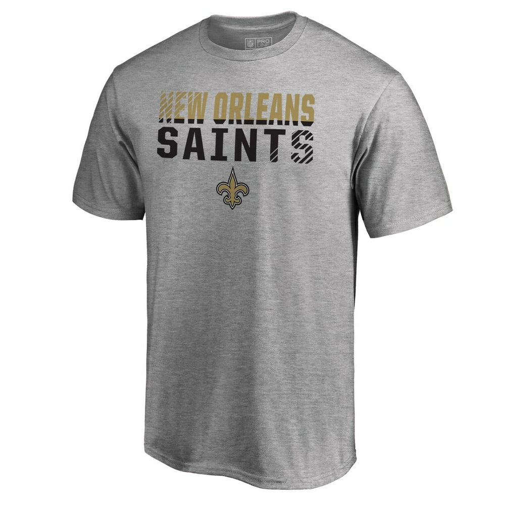 New Orleans Saints Iconic Collection Fade Out T-Shirt - Ash cheap