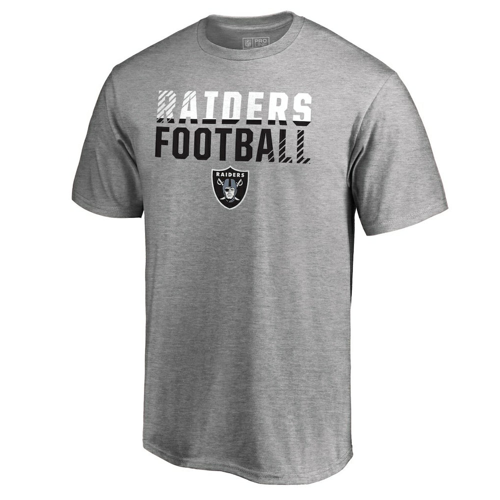 Las Vegas Raiders Iconic Collection Fade Out T-Shirt - Ash outlet