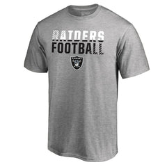 Las Vegas Raiders Iconic Collection Fade Out T-Shirt - Ash outlet