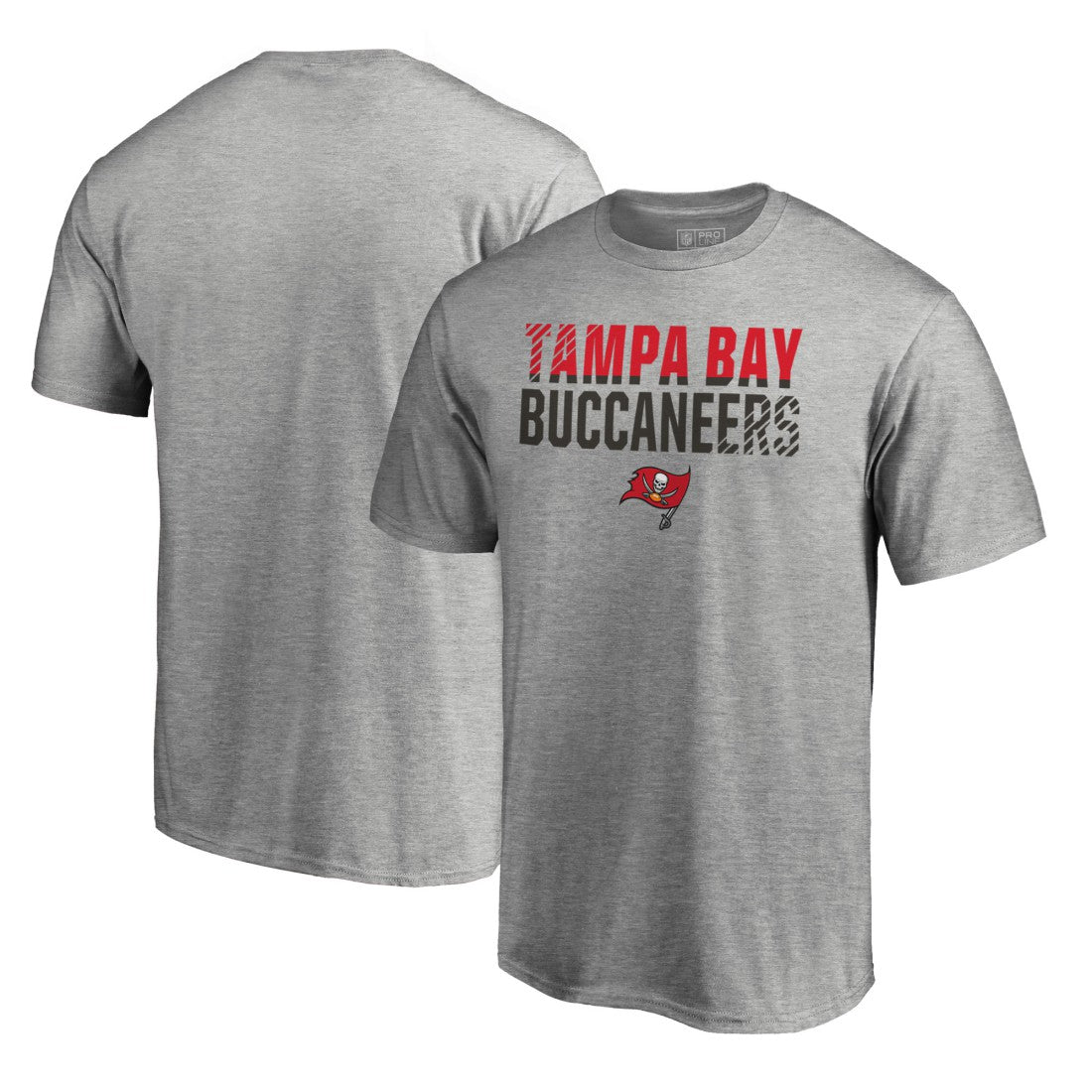 Tampa Bay Buccaneers Iconic Collection Fade Out T-Shirt II - Heather Gray online