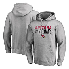 Arizona Cardinals Iconic Collection Fade Out Pullover Hoodie - Ash online