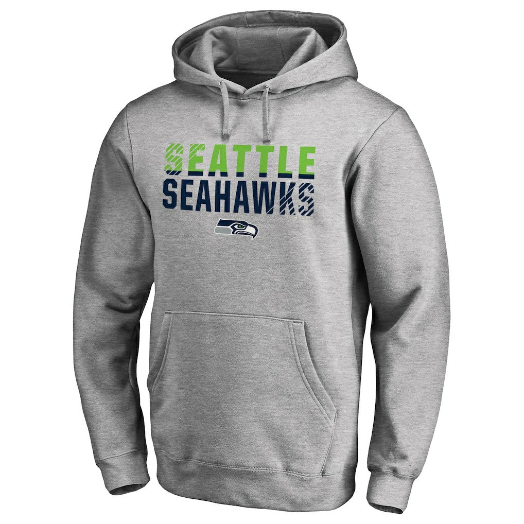 Seattle Seahawks Iconic Collection Fade Out Pullover Hoodie - Ash outlet