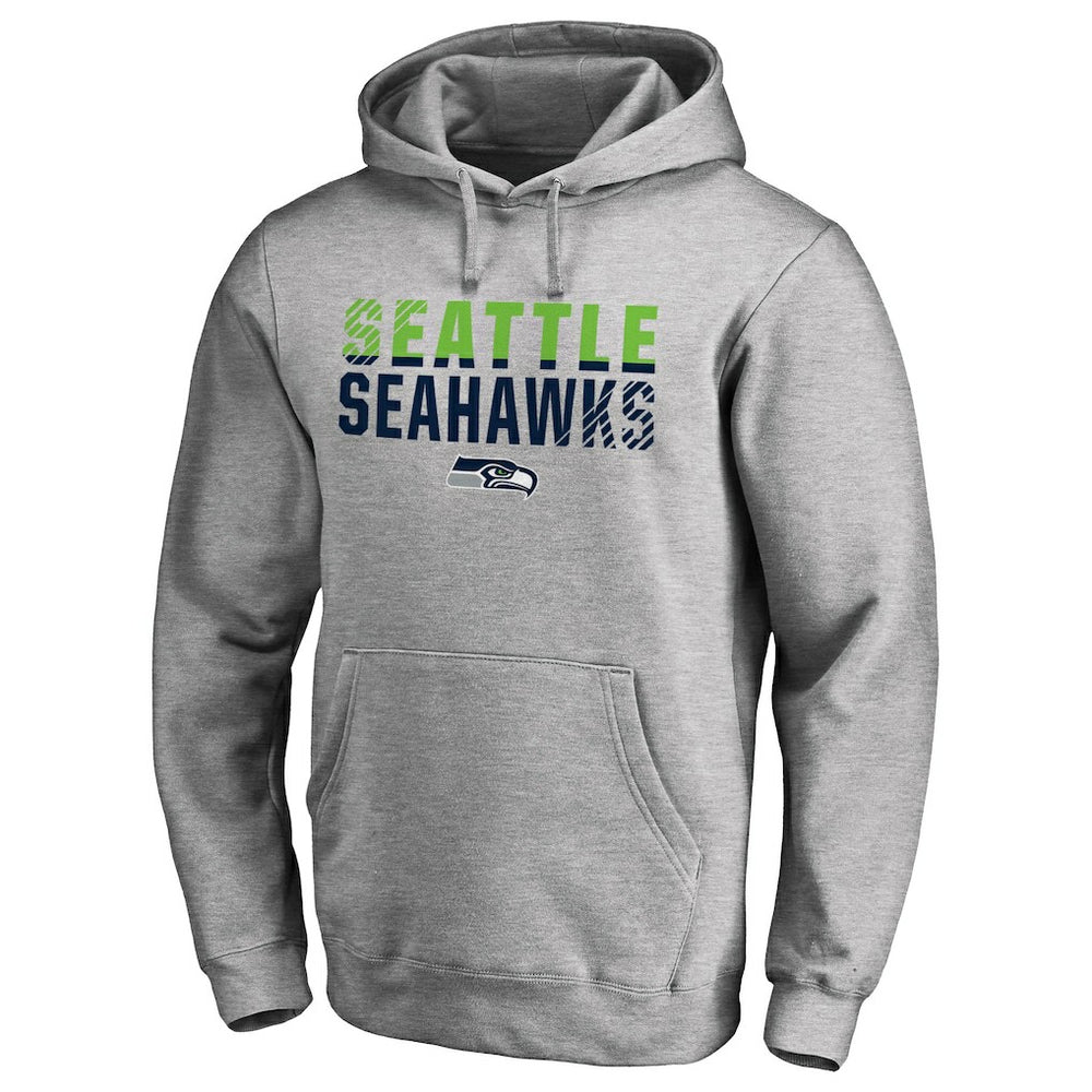 Seattle Seahawks Iconic Collection Fade Out Pullover Hoodie - Ash outlet