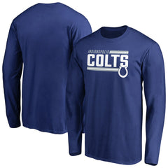 Indianapolis Colts Iconic Collection On Side Stripe Long Sleeve T-Shirt - Royal online