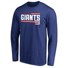 New York Giants Iconic Collection On Side Stripe Long Sleeve T-Shirt - Royal online