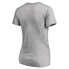 Philadelphia Eagles Women's Iconic Collection On Side Stripe V-Neck T-Shirt - Ash cheap