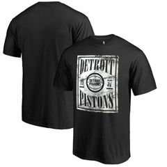 Detroit Pistons Black Court Vision T-Shirt sale
