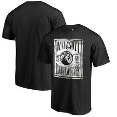 Minnesota Timberwolves Black Court Vision T-Shirt discount