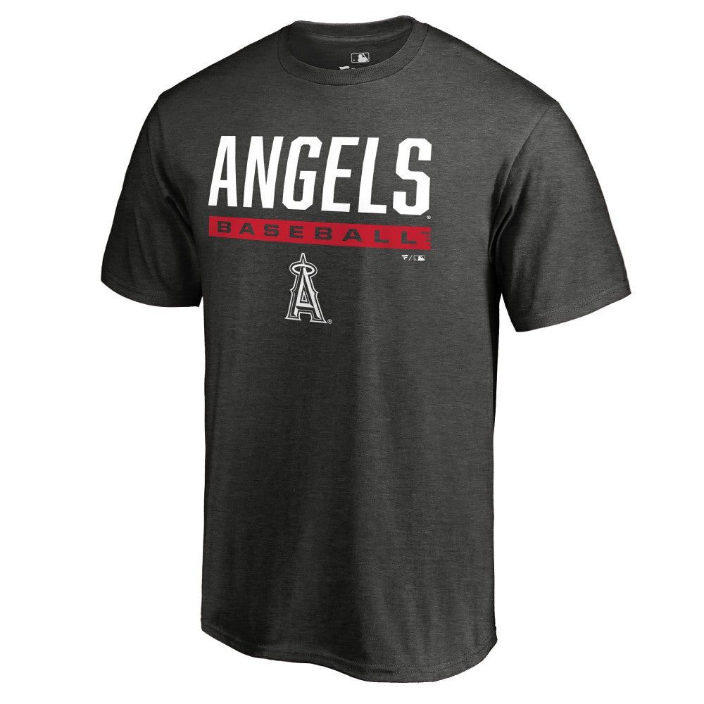 Los Angeles Angels Win Stripe T-Shirt - Ash