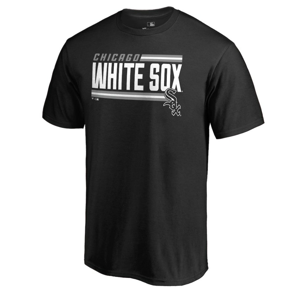 Chicago White Sox Onside Stripe T-Shirt - Black
