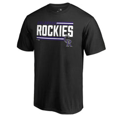 Colorado Rockies Onside Stripe T-Shirt - Black